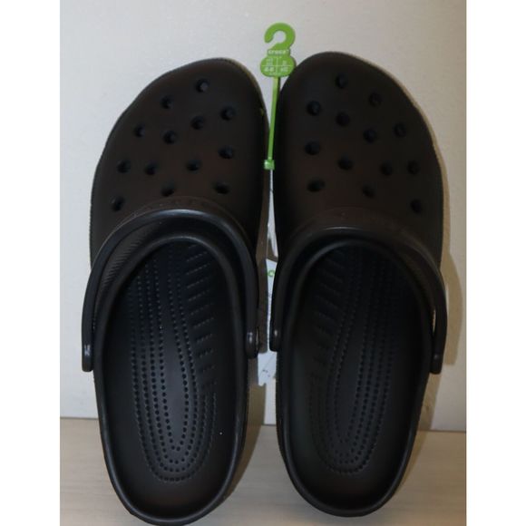 Crocs 10001-001 Men's Sz 13 Black Noir Classic Clogs - Picture 1 of 7